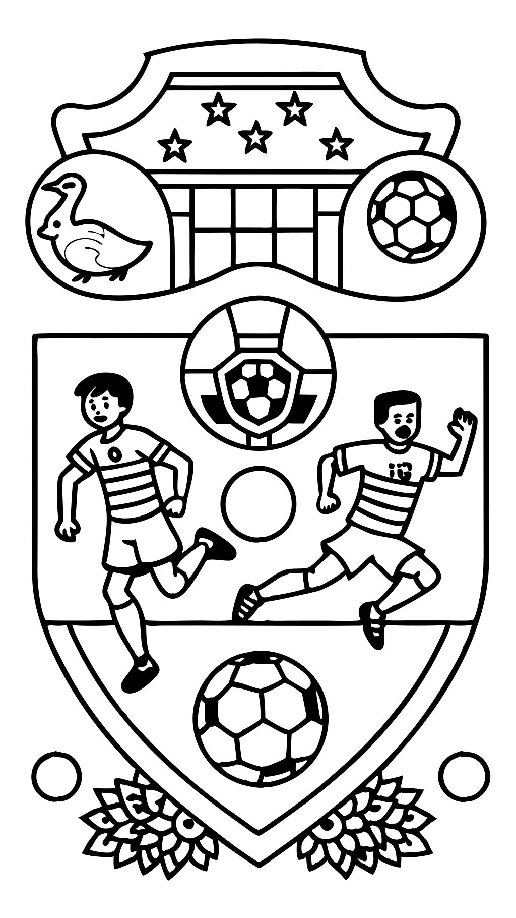 coloriage imprimable football